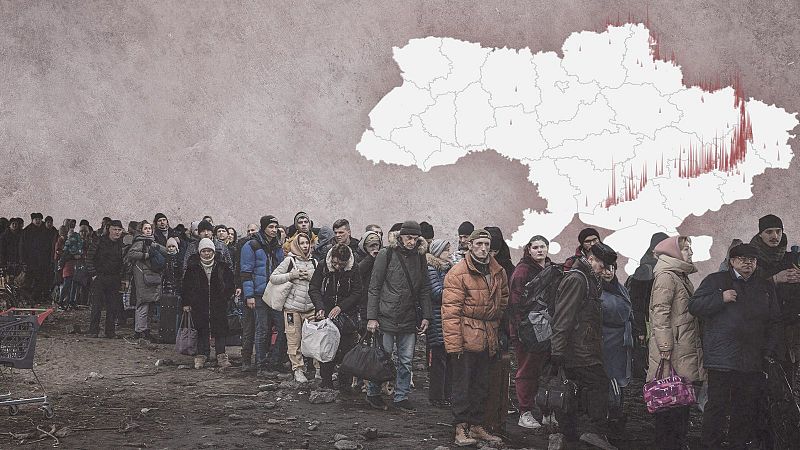 Dos a�os de guerra en Ucrania: 30.000 v�ctimas civiles y seis millones de refugiados