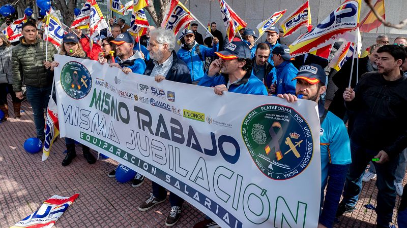 Guardia Civil y Policía Nacional reclaman el reconocimiento de "profesión de riesgo" y la equiparación salarial