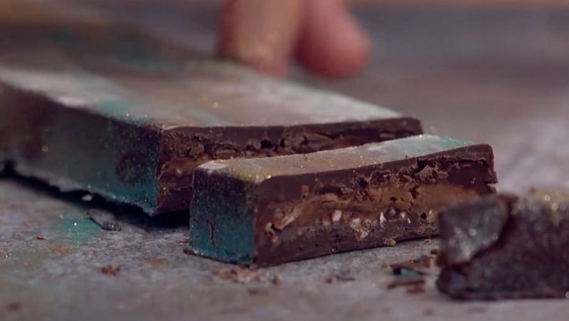 Bake Off: Receta del turrón de chocolate, mango, giandujas y dulce de leche de Patxi Salinas