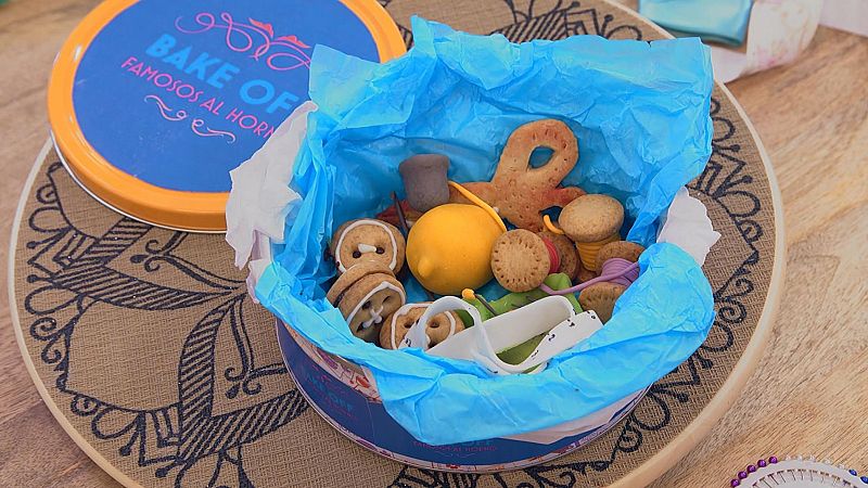 Receta del costurero con figuritas de mazapn y galletas de Blas Cant en 'Bake Off'