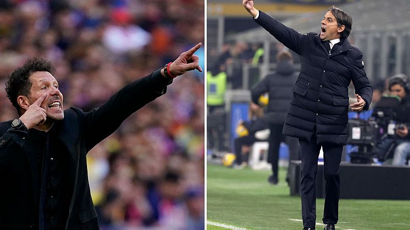 Inter - Atlético: Simeone e Inzaghi se reencuentran en los octavos de Champions