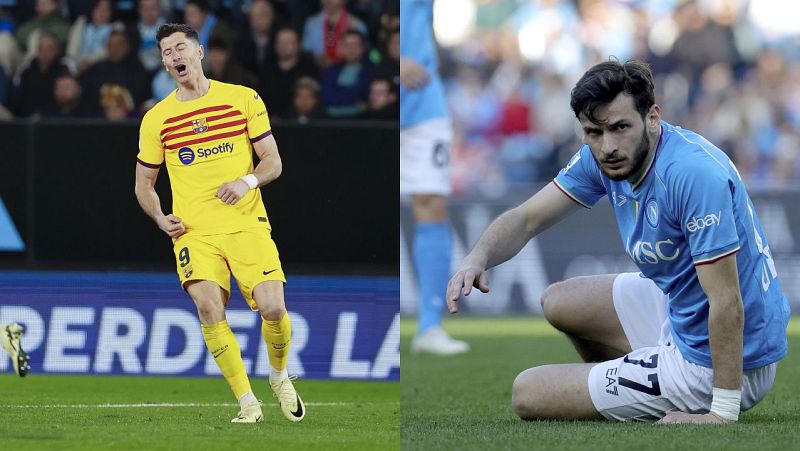 Nápoles-Barcelona: una moneda al aire para dos campeones con la identidad perdida