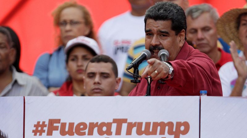 Maduro responde a la advertencia de Trump y ordena maniobras militares