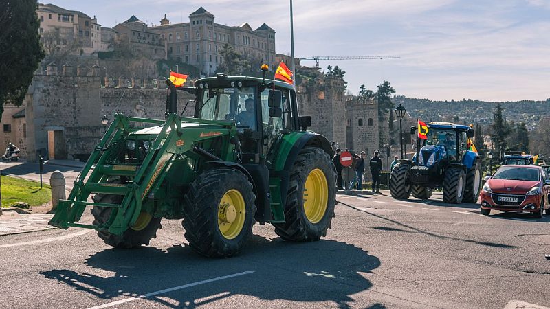 Los agricultores preparan una tractorada masiva en Madrid en una nueva jornada de protestas