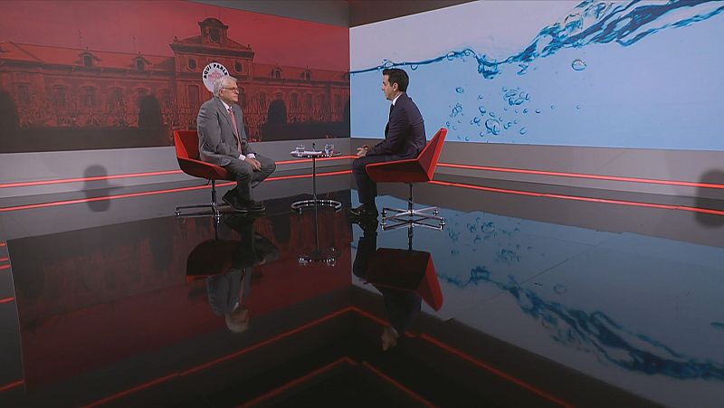 El director de l'Agència Catalana de l'Aigua, Samuel Reyes, aquesta setmana a 'Aquí parlem'