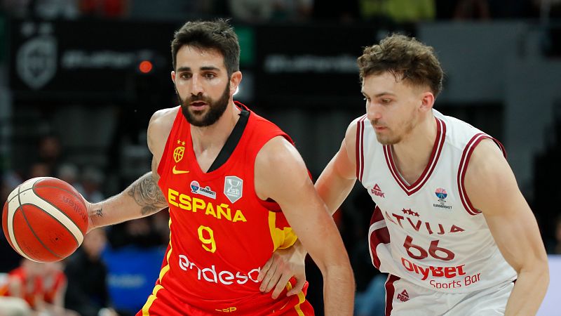 España cae ante Letonia en el regreso de Ricky Rubio a la selección, 933 días después