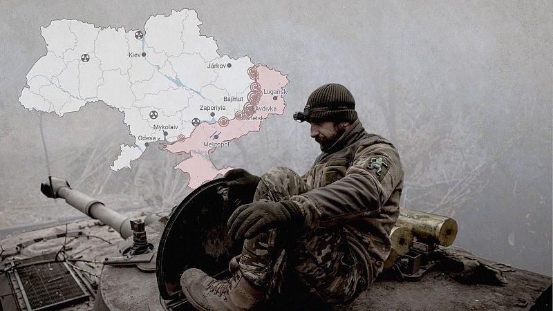 El mapa de la guerra: Ucrania ataca un objetivo en Jersón y Rusia avanza más en Donetsk