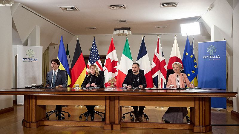 Los líderes del G7 se comprometen a seguir ayudando a Ucrania y a imponer nuevas sanciones a Rusia