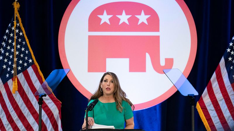 Dimite la líder del Partido Republicano, Ronna McDaniel, tras semanas de presión de Trump