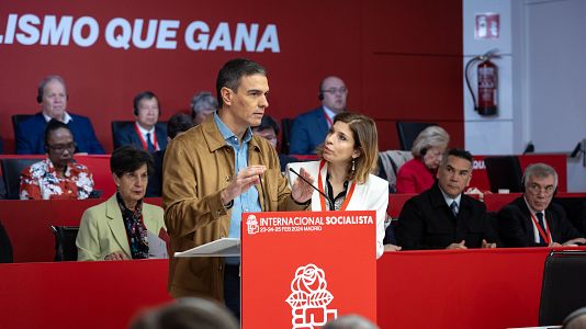 El presidente del gobierno y secretario general del PSOE, Pedro S�nchez, interviene en la Ejecutiva Federal
