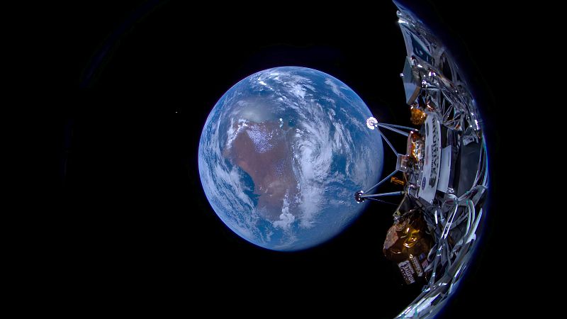 La misión del módulo lunar Odiseo se verá interrumpida cinco días antes de tiempo debido a su aterrizaje lateral