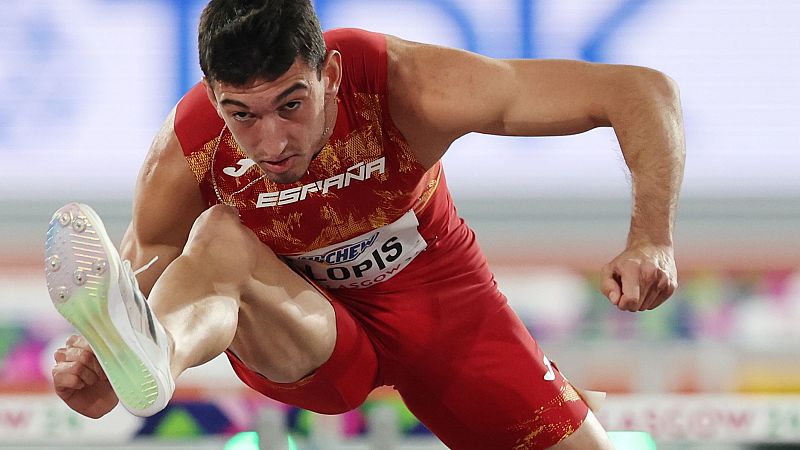 Mundial de atletismo en pista cubierta de Glasgow 2024: Quique Llopis roza las medallas en los 60m vallas
