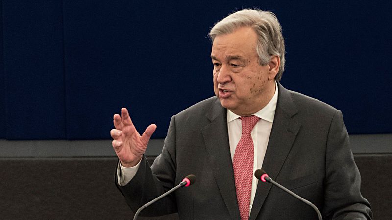 Guterres rechaza tanto la "intervención extranjera" como el "autoritarismo" en Venezuela