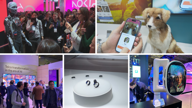 Robots humanoides, anells biomètrics o una app per trobar la teva mascota: la IA envaeix el MWC