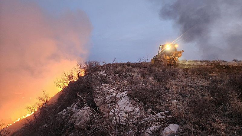 Texas combate el peor incendio de su historia, que ya ha arrasado más de 400.000 hectáreas