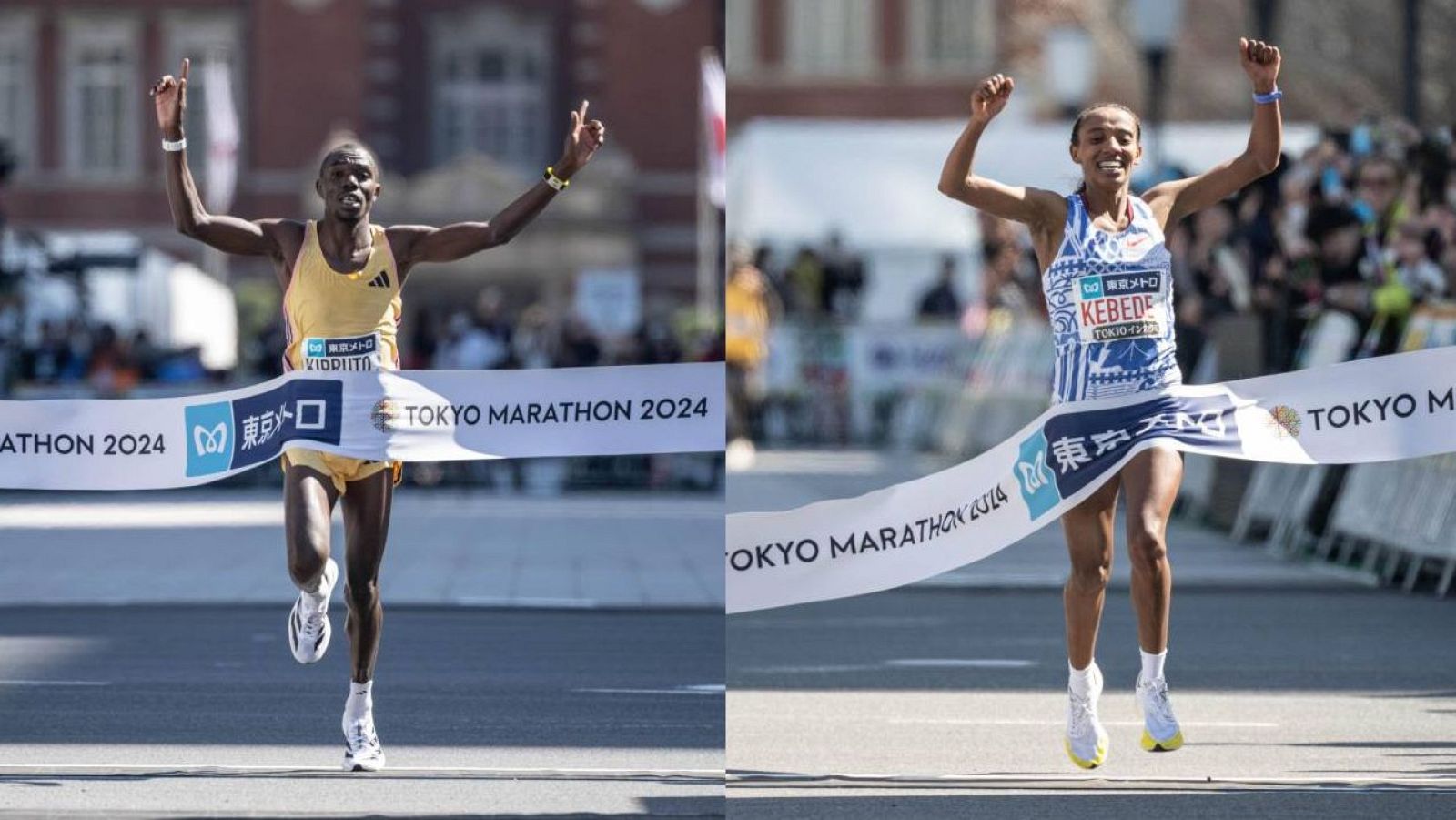 Kipruto y Kebede ganan el maratón de Tokio con marcas récord - Atletismo | Ver