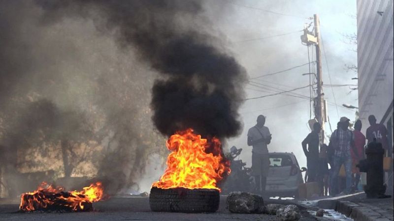 El Gobierno de Hait declara el estado de urgencia y el toque de queda en parte del pas