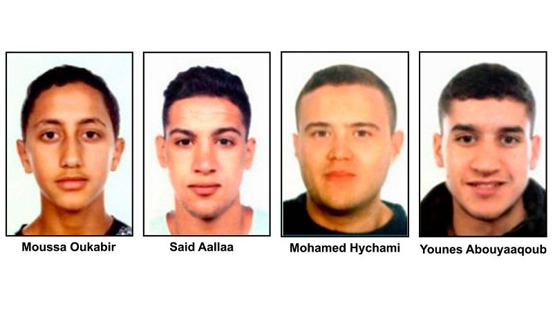 Identifican a los cinco presuntos terroristas abatidos en Cambrils y buscan a un huido