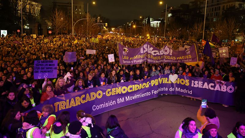 Día de la Mujer 2024, en directo las manifestaciones del 8M en España: Casi 40 marchas salen hoy a la calle en toda España por el 8M