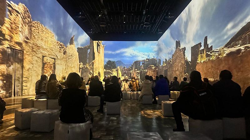 'Los últimos días de Pompeya', un viaje temporal a la ciudad italiana