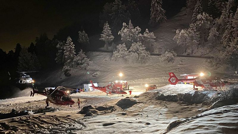 Hallan muertos a cinco de los seis alpinistas desaparecidos el pasado sábado en los Alpes suizos