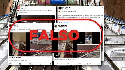 No se ha registrado una explosin en el Metro de Madrid, es falso