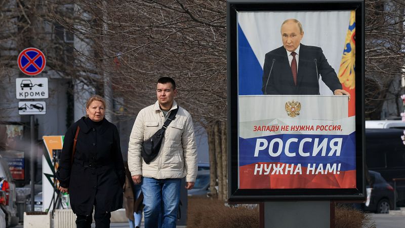 Las elecciones en Rusia, una "coronación" de Putin tras eliminar a la "oposición tradicional"