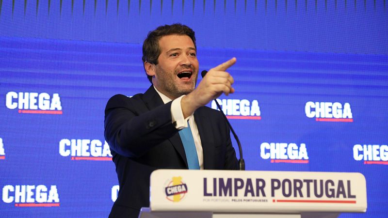 André Ventura, el líder ultraderechista que ha materializado el ascenso de la extrema derecha en Portugal