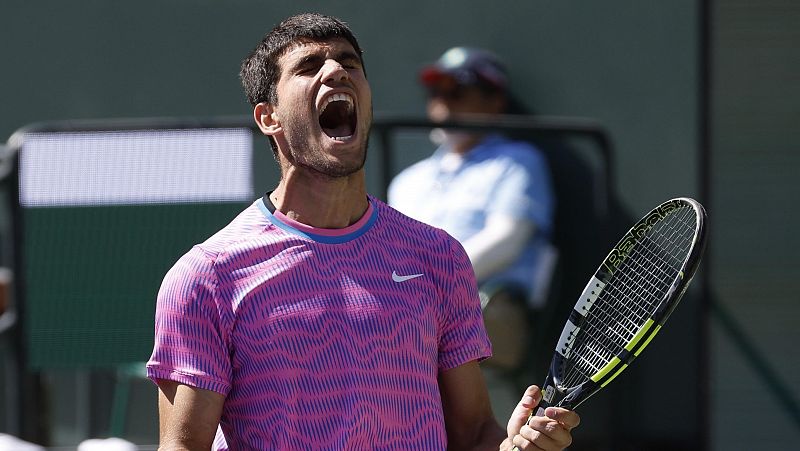 Carlos Alcaraz gana y ya está en cuartos de Indian Wells