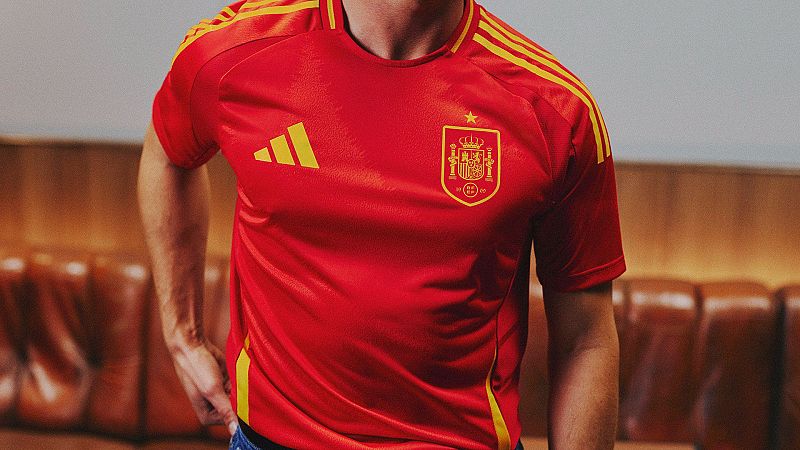 Un clavel, gran novedad de la nueva camiseta de Espaa para la Eurocopa 2024