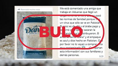 No ha llegado a Espaa arroz de Pakistn infectado con un virus, es un bulo