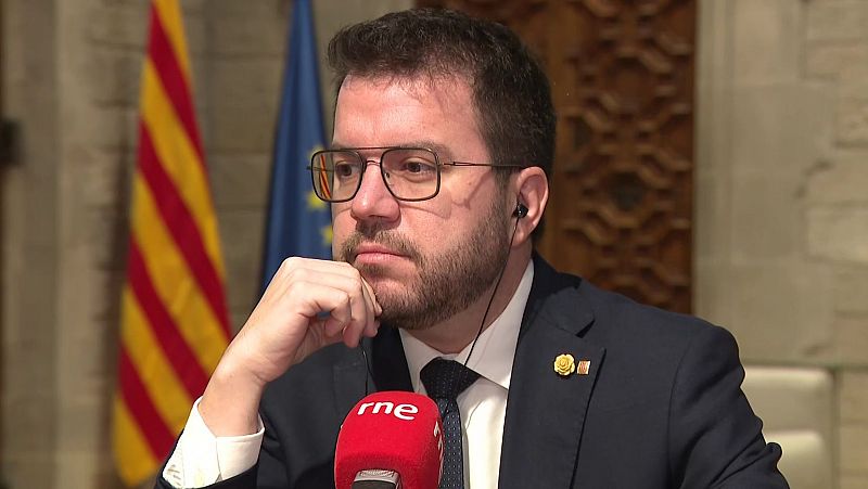 Aragonès niega un pacto con el PSOE para el adelanto electoral y culpa a los partidos "que tumbaron el presupuesto"