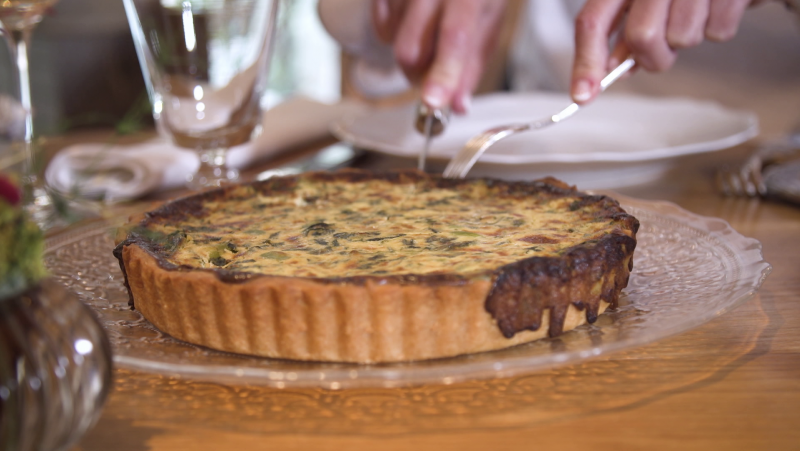 Receta de Coronation Quiche: la tarta salada de la nobleza británica