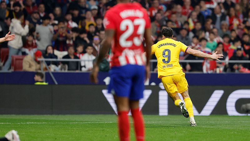 Atlético 0-3 Barcelona: Lewandowski ilumina al Barça en el Metropolitano