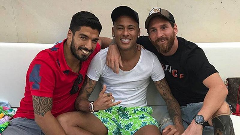Messi, Piqué y Suárez se reúnen con Neymar en Barcelona tras la denuncia del club al brasileño