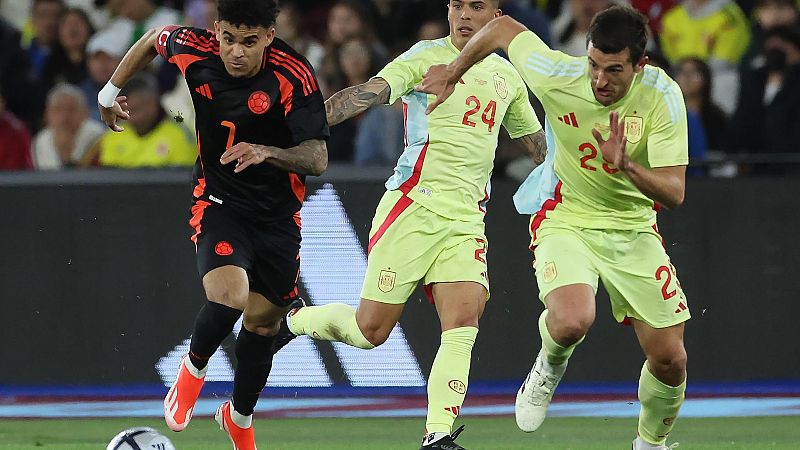 Colombia gana el amistoso y pone a España en aviso de cara a la Eurocopa