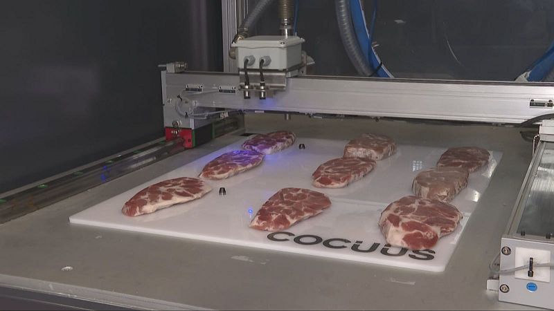 Carne impresa en 3D o un caramelo musical: el futuro de la alimentación se sirve en Alimentaria