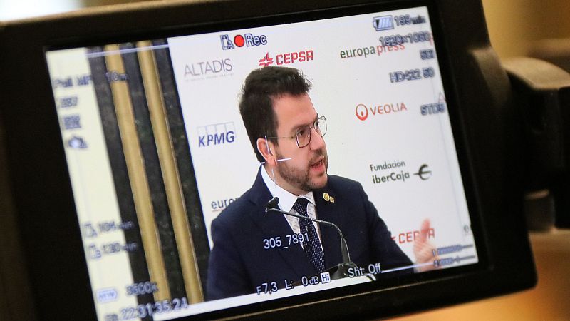 Pere Aragonès trasllada la batalla del finançament a Madrid
