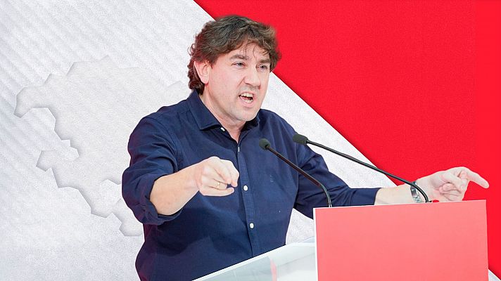 El candidato del PSE-EE a las elecciones vascas, Eneko Andueza