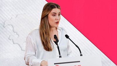 La candidata de Sumar a las elecciones vascas, Alba Garca