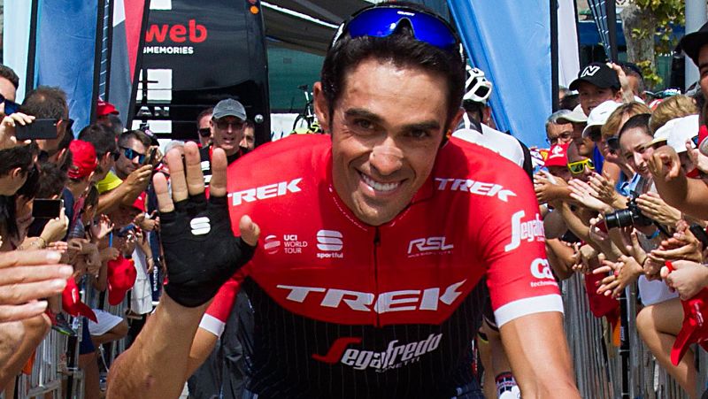 Contador: "Las sensaciones son bastante mejores que en Andorra"