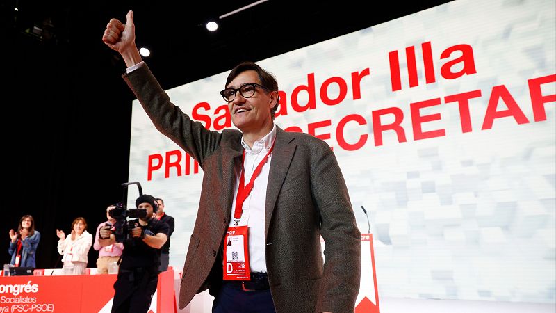 El PSC ganaría las elecciones y ERC quedaría por delante de Junts, según el CIS catalán