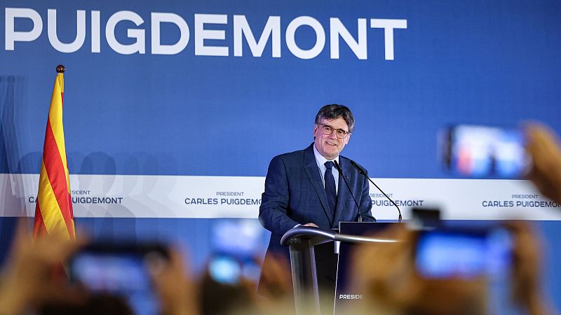 Carles Puigdemont confirma des d'Elna la seva candidatura a les eleccions del 12M