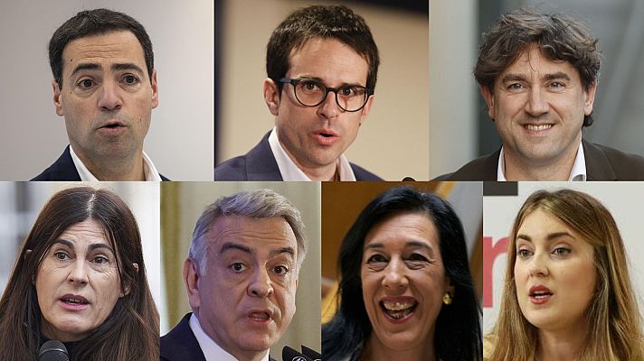 Los candidatos a las elecciones vascas de 2021