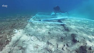 El santuario 'submarino' del Imperio Romano en Croacia