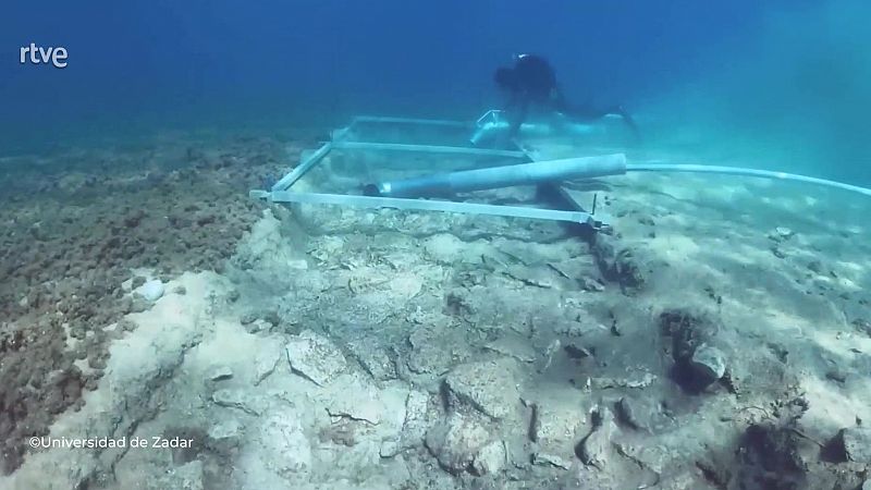 El santuario 'submarino' del Imperio Romano en Croacia