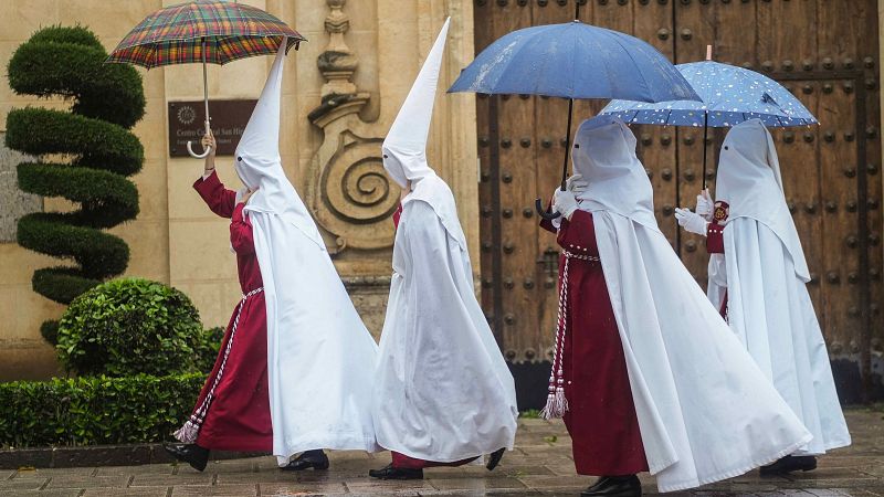 El tiempo en Semana Santa: martes de cielos cubiertos, precipitaciones y descenso generalizado de las temperaturas