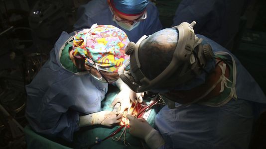 Imagen de archivo de un trasplante de corazn en el hospital Reina Sofa de Crdoba.