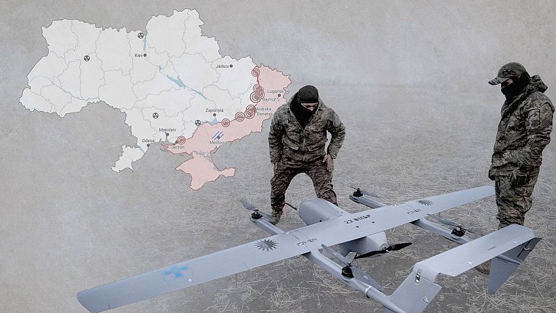 El mapa de la guerra: Rusia neutraliza 18 naves en su territorio y Ucrania derriba diez drones