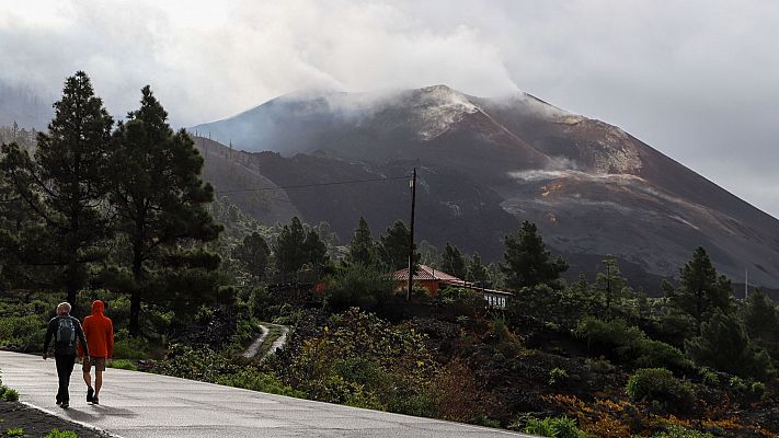 Imagen del volcn de La Palma que erupcion en 2021.